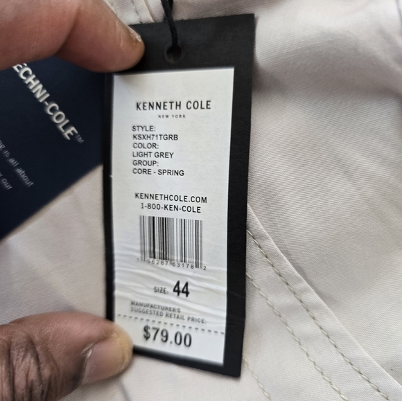 $79 Kenneth Cole NWT Tech Cargo Shorts Mens Sz 44 Belted Pockets Outdoor - Picture 5 of 14